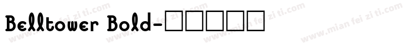 Belltower Bold字体转换